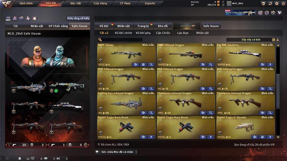 shop acc cf uy tin gia re